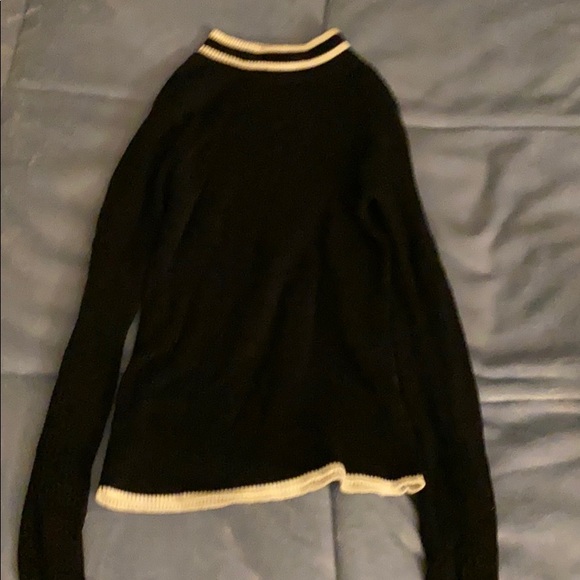black and white turtle neck, long sleeve - Picture 1 of 1